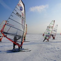 Зимний виндсерфинг